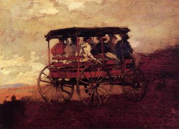 Winslow Homer : White Mountain Wagon
